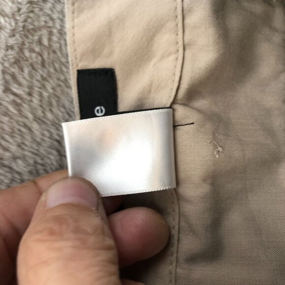 Liz Claiborne Mens Beige Linen-Cotton Blend Flat-Front Pants Size 32s - Picture 15 of 16